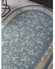 Ковер M101B - BLUE SHIRINK / BLUE SHIRINK - Овал - коллекция ZARINA