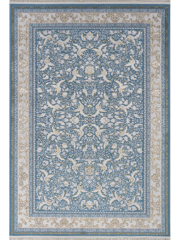 Ковер M101B - BLUE SHIRINK / BLUE SHIRINK - Прямоугольник - коллекция ZARINA