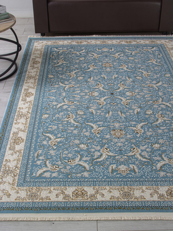 Ковер M101B - BLUE SHIRINK / BLUE SHIRINK - Прямоугольник - коллекция ZARINA