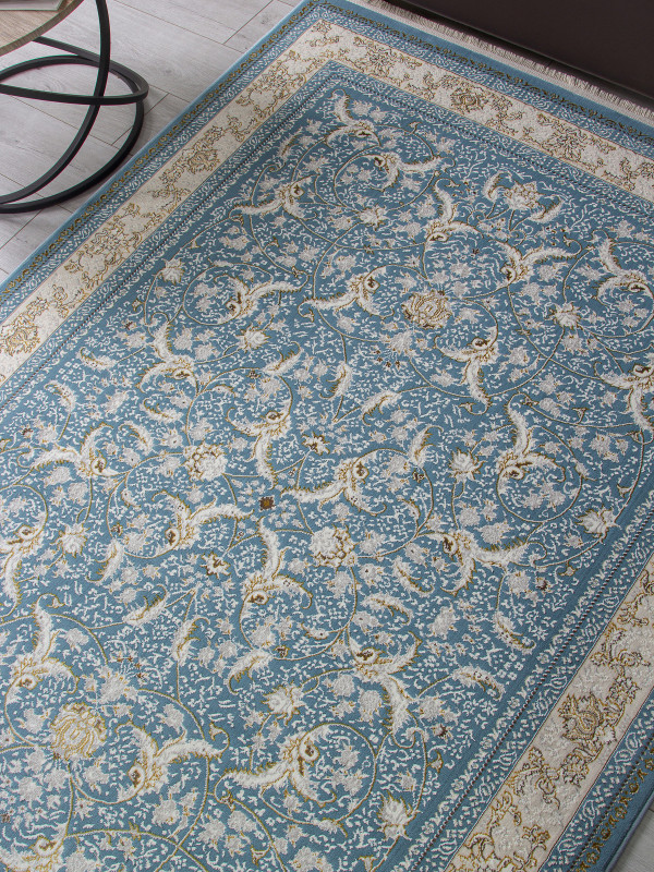 Ковер M101B - BLUE SHIRINK / BLUE SHIRINK - Прямоугольник - коллекция ZARINA