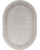 Ковер M101B - CREAM / CREAM - Овал - коллекция ZARINA