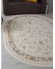 Ковер M101B - CREAM / CREAM - Овал - коллекция ZARINA