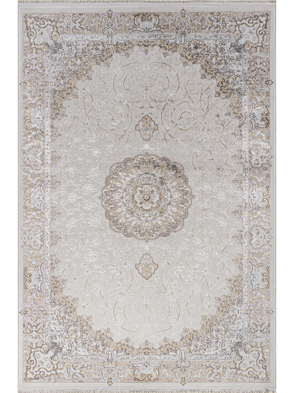 Ковер M107A - CREAM / CREAM - Прямоугольник - коллекция ZARINA