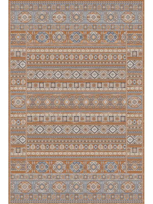 Ковер F602 - ORANGE - Прямоугольник - коллекция ZUMMA