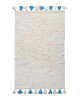 Хлопковый ковер Lillaland COLORFUL WHITE BLUE 120*180