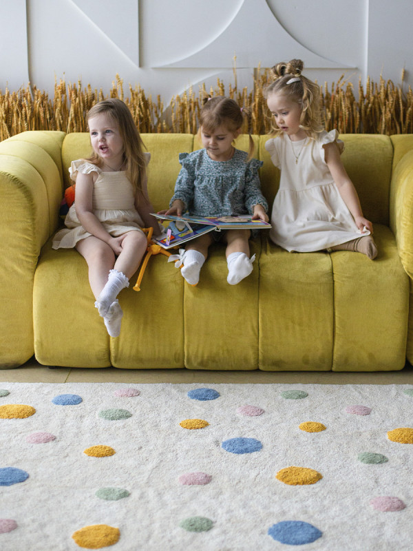 Хлопковый ковер Lillaland LOVELY DOTS 120*180