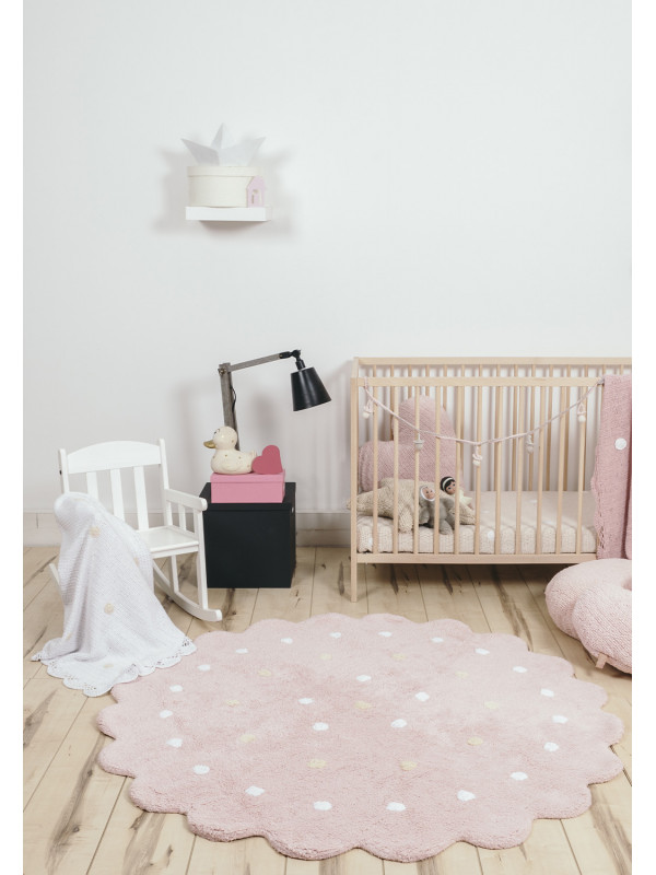 Ковер Печенька Little Biscuit розовый 140 D