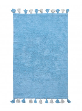 Хлопковый ковер Lillaland COLORFUL BLUE 120*180