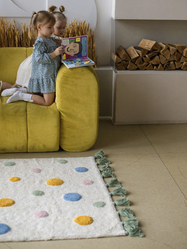Хлопковый ковер Lillaland LOVELY DOTS 120*180