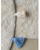 Хлопковый ковер Lillaland COLORFUL WHITE BLUE D140