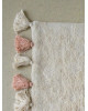 Хлопковый ковер Lillaland COLORFUL WHITE PINK 120*180