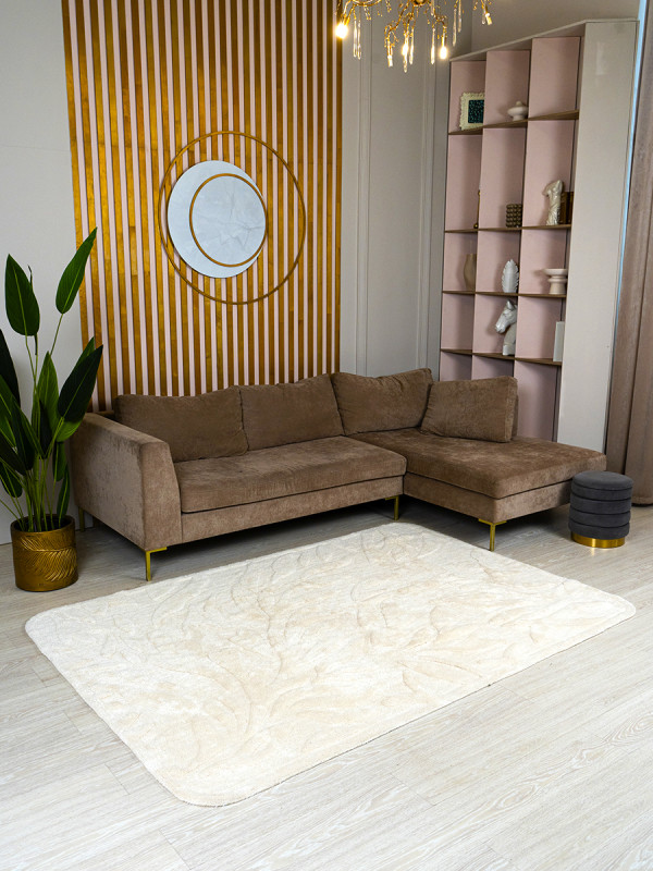 Хлопковый ковер Lillaland Sankofa natural 120*180
