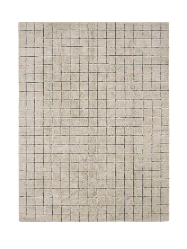 Шерстяной стираемый ковер Мозайка бежевый 170x240