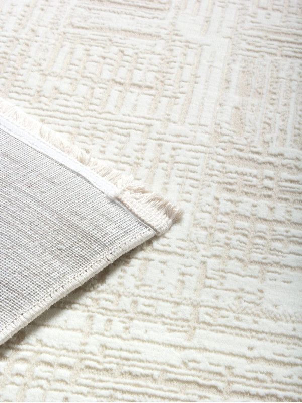 Ковер 00013B - BEIGE / WHITE - Прямоугольник - коллекция ADALIN