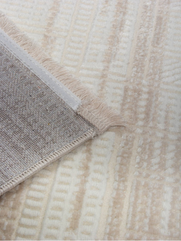 Ковер 00020B - BEIGE / WHITE - Прямоугольник - коллекция ADALIN