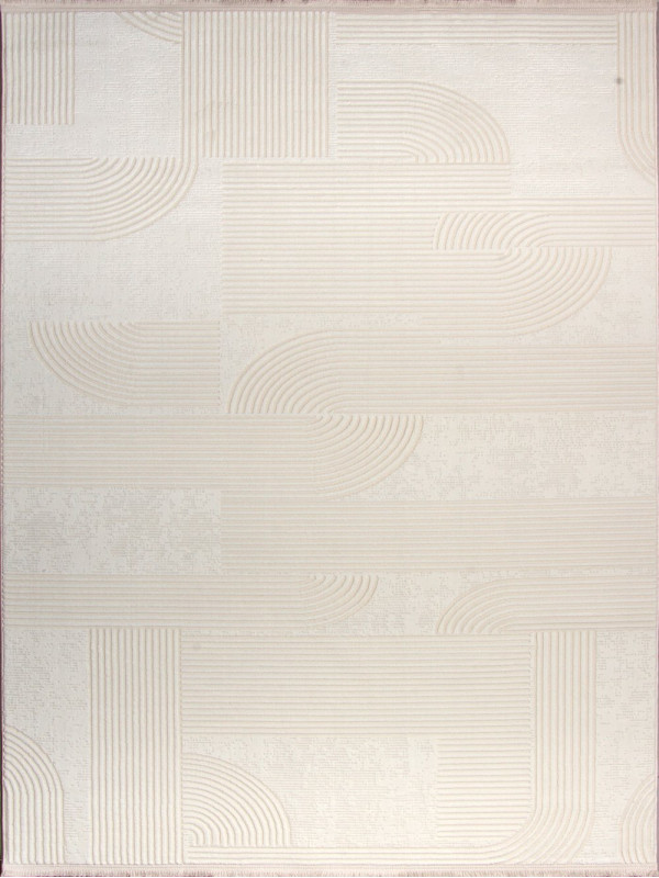Ковер 00025A - CREAM / WHITE - Прямоугольник - коллекция ADALIN