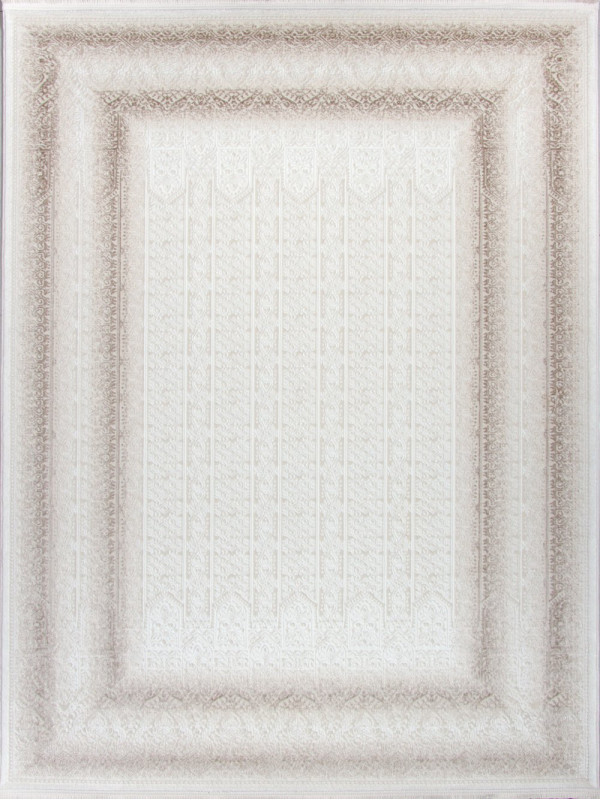 Ковер 00086A - WHITE / L.BEIGE - Прямоугольник - коллекция ADALIN