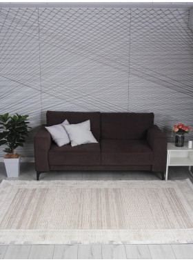 Ковер 9247A - S.BEIGE / P.WHITE - Прямоугольник - коллекция AMELI 2,95x5 м