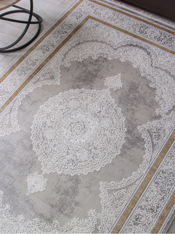 Ковер 26162A - GREY / WHITE - Прямоугольник - коллекция ANATOLIA