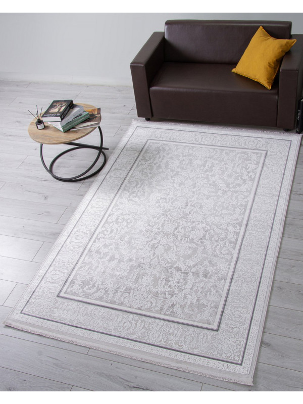 Ковер 32229A - GREY / WHITE - Прямоугольник - коллекция ANATOLIA