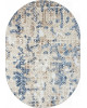 Ковер O1699 - 630 CREAM / BLUE - Овал - коллекция ANTEP