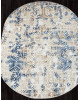 Ковер O1699 - 630 CREAM / BLUE - Овал - коллекция ANTEP