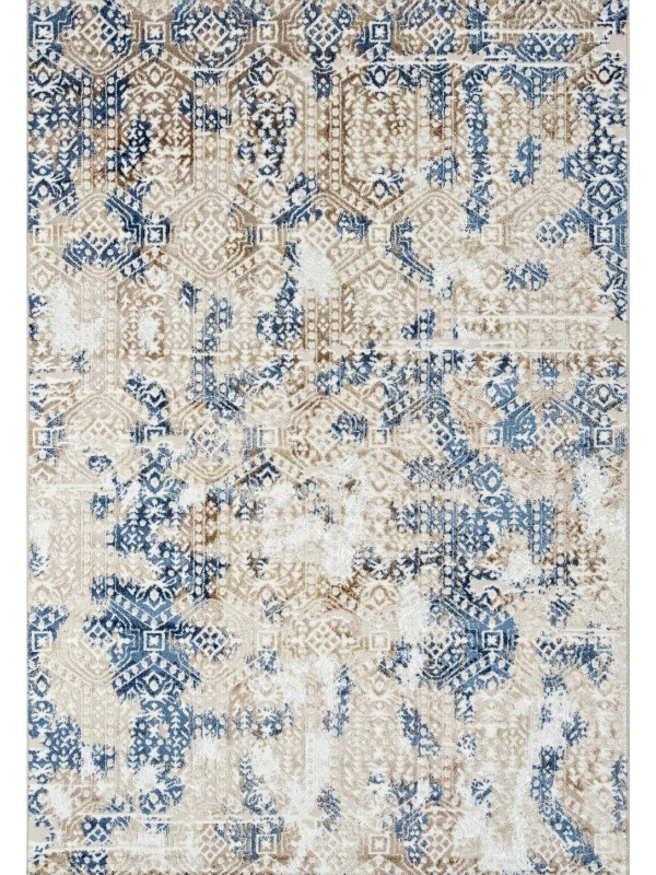 Ковер O1699 - 630 CREAM / BLUE - Прямоугольник - коллекция ANTEP