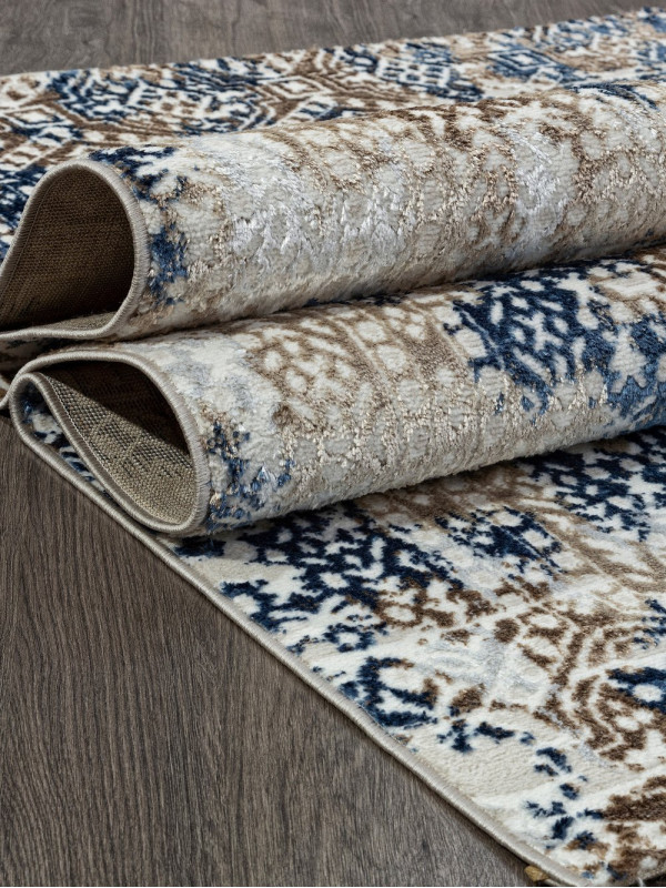 Ковер O1699 - 630 CREAM / BLUE - Прямоугольник - коллекция ANTEP