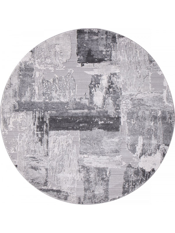 Ковер 03758A - GREY / GREY - Круг - коллекция ARMINA