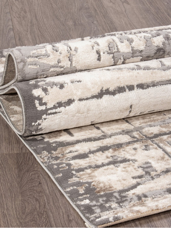 Ковер 03802A - GREY / BROWN - Прямоугольник - коллекция ARMINA