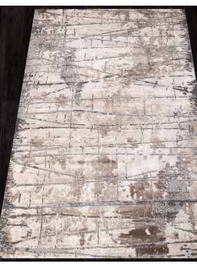 Ковер 03802A - GREY / BROWN - Прямоугольник - коллекция ARMINA 0,8x1,5 м