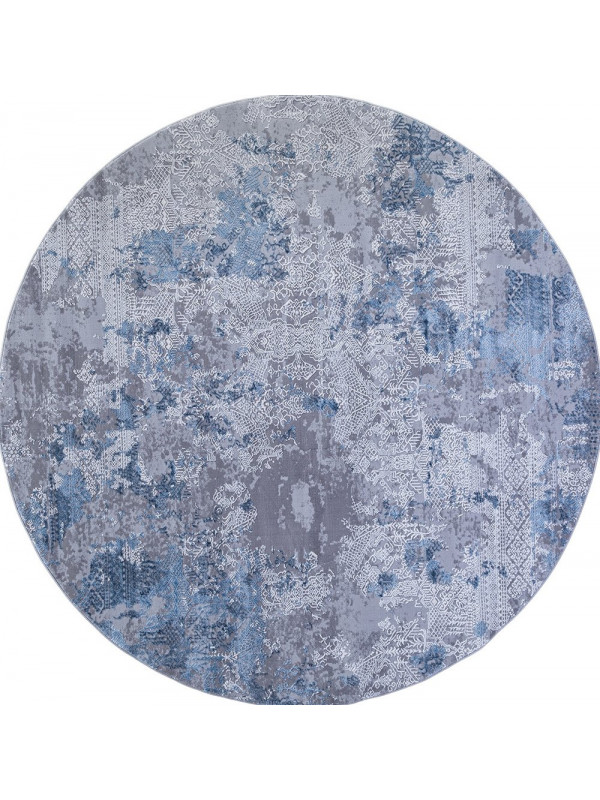 Ковер 03851A - BLUE / BLUE - Круг - коллекция ARMINA