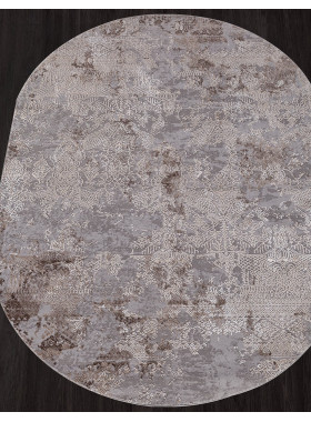 Ковер 03851C - GREY / BROWN - Овал - коллекция ARMINA 2,4x3,4 м