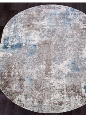 Ковер 03853A - BLUE / BLUE - Овал - коллекция ARMINA 0,8x1,5 м