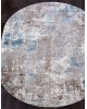 Ковер 03853A - BLUE / BLUE - Овал - коллекция ARMINA