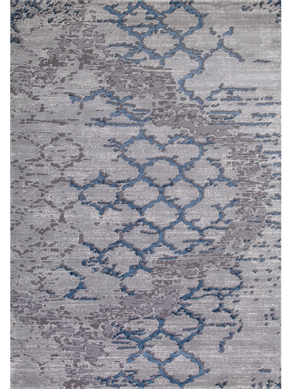 Ковер 03854A - BLUE / BLUE - Прямоугольник - коллекция ARMINA