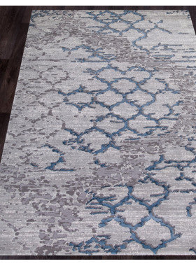 Ковер 03854A - BLUE / BLUE - Прямоугольник - коллекция ARMINA 2x2,9 м