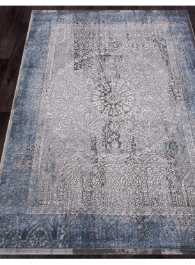 Ковер 03878A - BLUE / BLUE - Прямоугольник - коллекция ARMINA 2,4x5 м