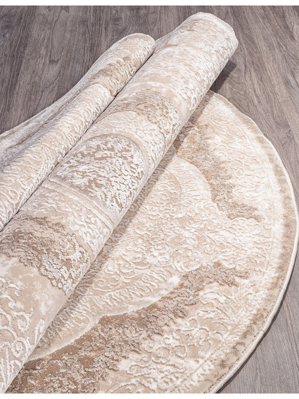 Ковер 03880B - BROWN / BROWN - Круг - коллекция ARMINA