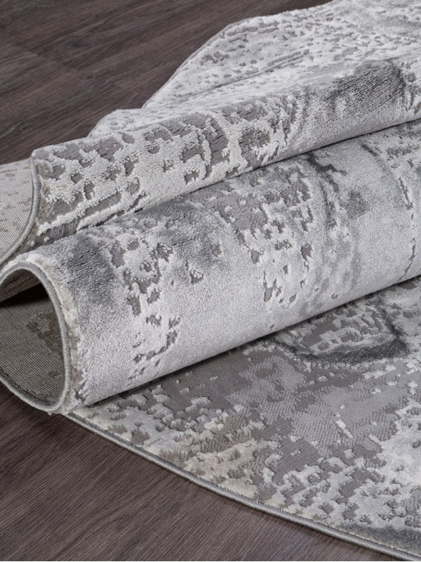 Ковер 04022G - GREY / GREY - Овал - коллекция ARMINA