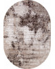 Ковер 04047B - DARK BROWN - Овал - коллекция ARMINA