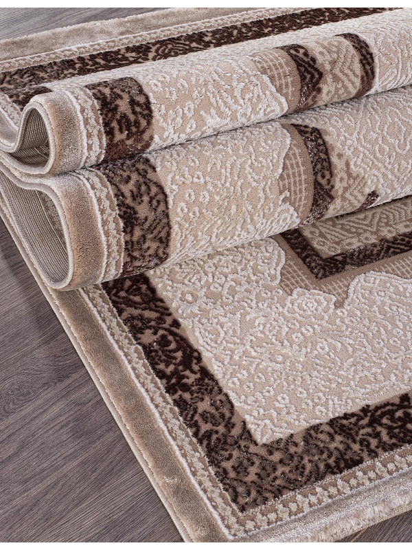 Ковер 04048B - DARK BROWN - Прямоугольник - коллекция ARMINA