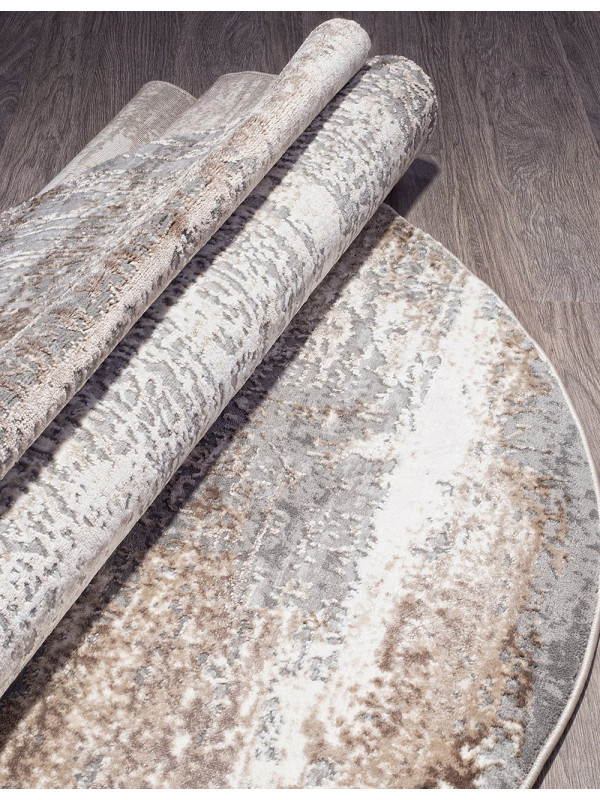 Ковер 04050C - GREY / BROWN - Овал - коллекция ARMINA