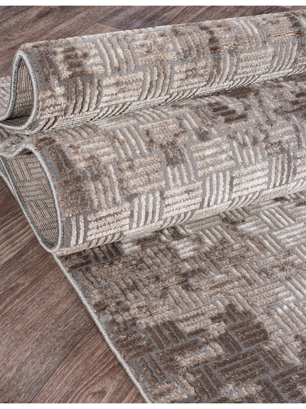Ковер 04054C - GREY / BROWN - Прямоугольник - коллекция ARMINA