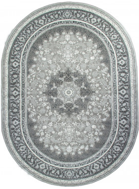 Ковер GA007G - GREY / GREY - Овал - коллекция ARMINA 3x4 м