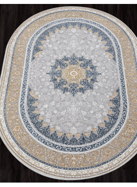 Ковер GA007N - GREY / MULTI - Овал - коллекция ARMINA 0,8x1,5 м