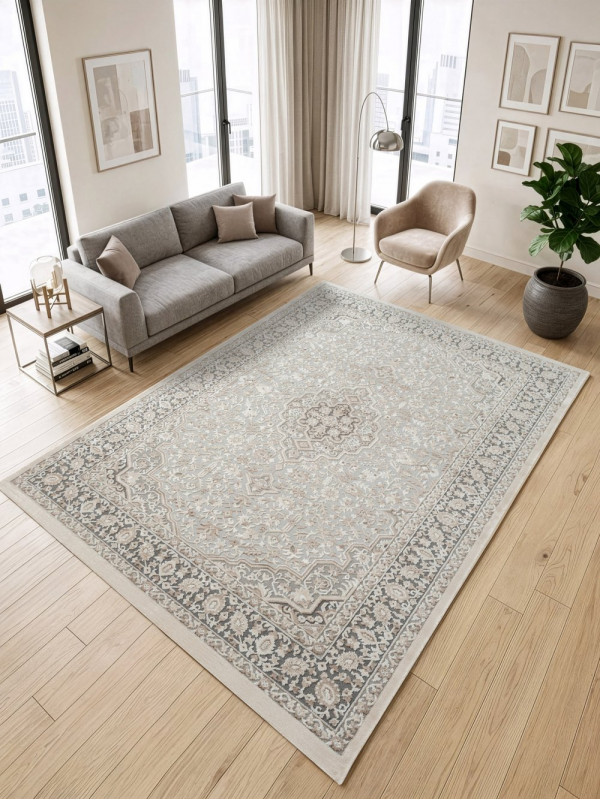 Ковер GA073C - GREY / BROWN - Прямоугольник - коллекция ARMINA