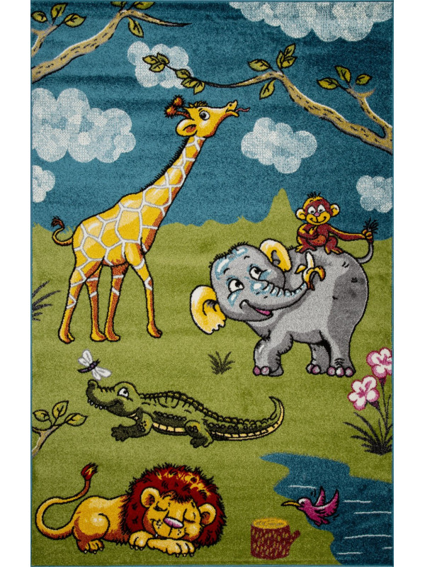 Ковер LM15 - GREEN - Прямоугольник - коллекция ART KIDS
