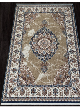 Ковер 00633A - D.BLUE FDY / BEIGE FDY - Прямоугольник - коллекция ASADU 3x4 м