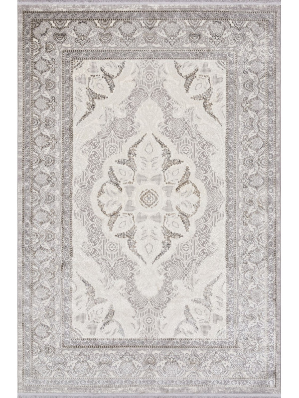 Ковер 07540A - GREY FDY / CREAM HB - Прямоугольник - коллекция ASADU